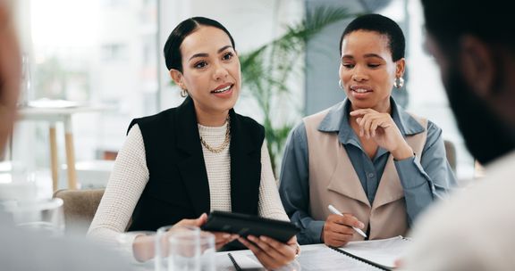 woman working at desk